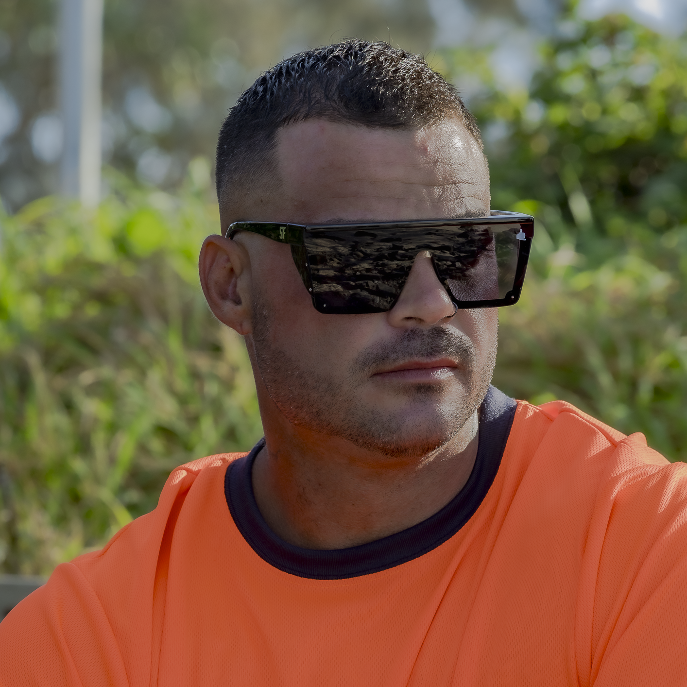 Valhalla Black Safety Glasses Front View