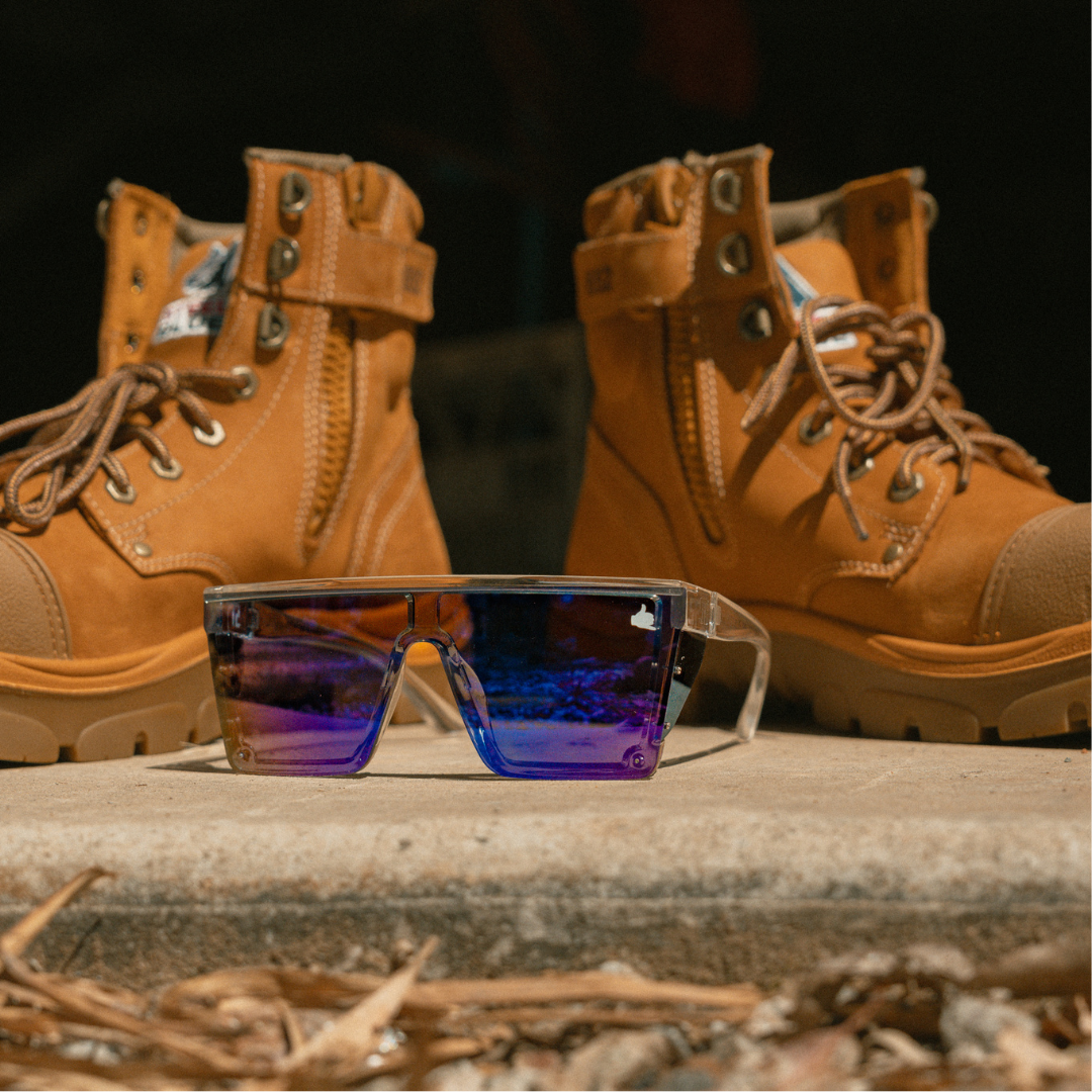 New Release - Clear Frame Metallic Purple Lens