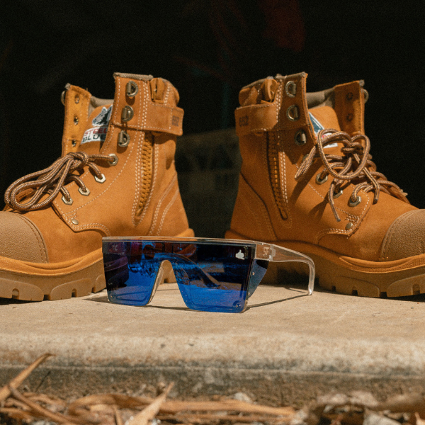 New Releases Valhalla Safety Glasses- Clear Frame Ice Lens