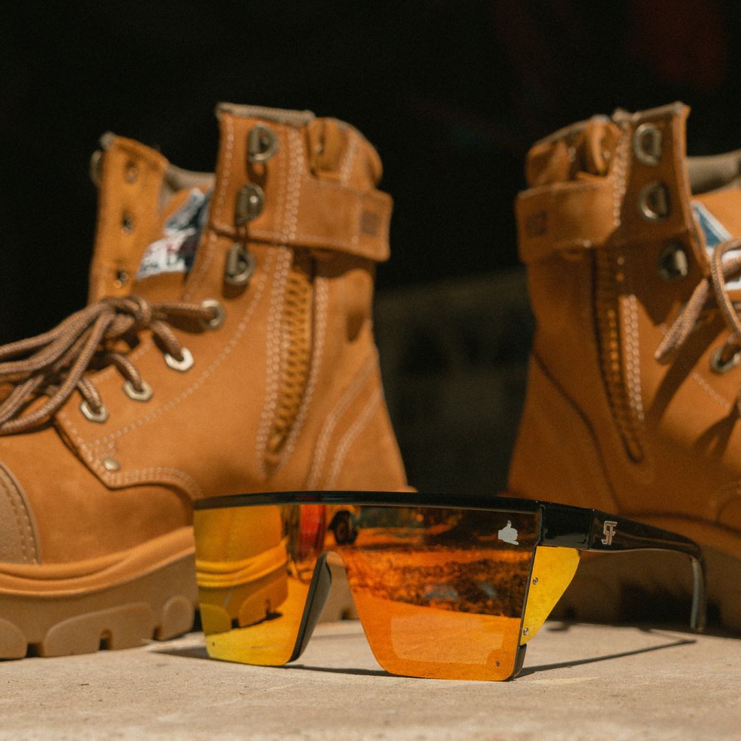 Valhalla Safety Glasses - Orange