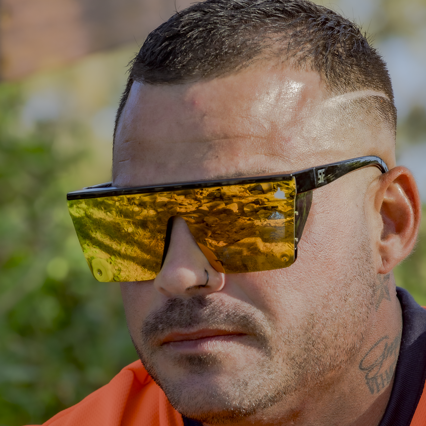 Valhalla Orange Safety Glasses Men