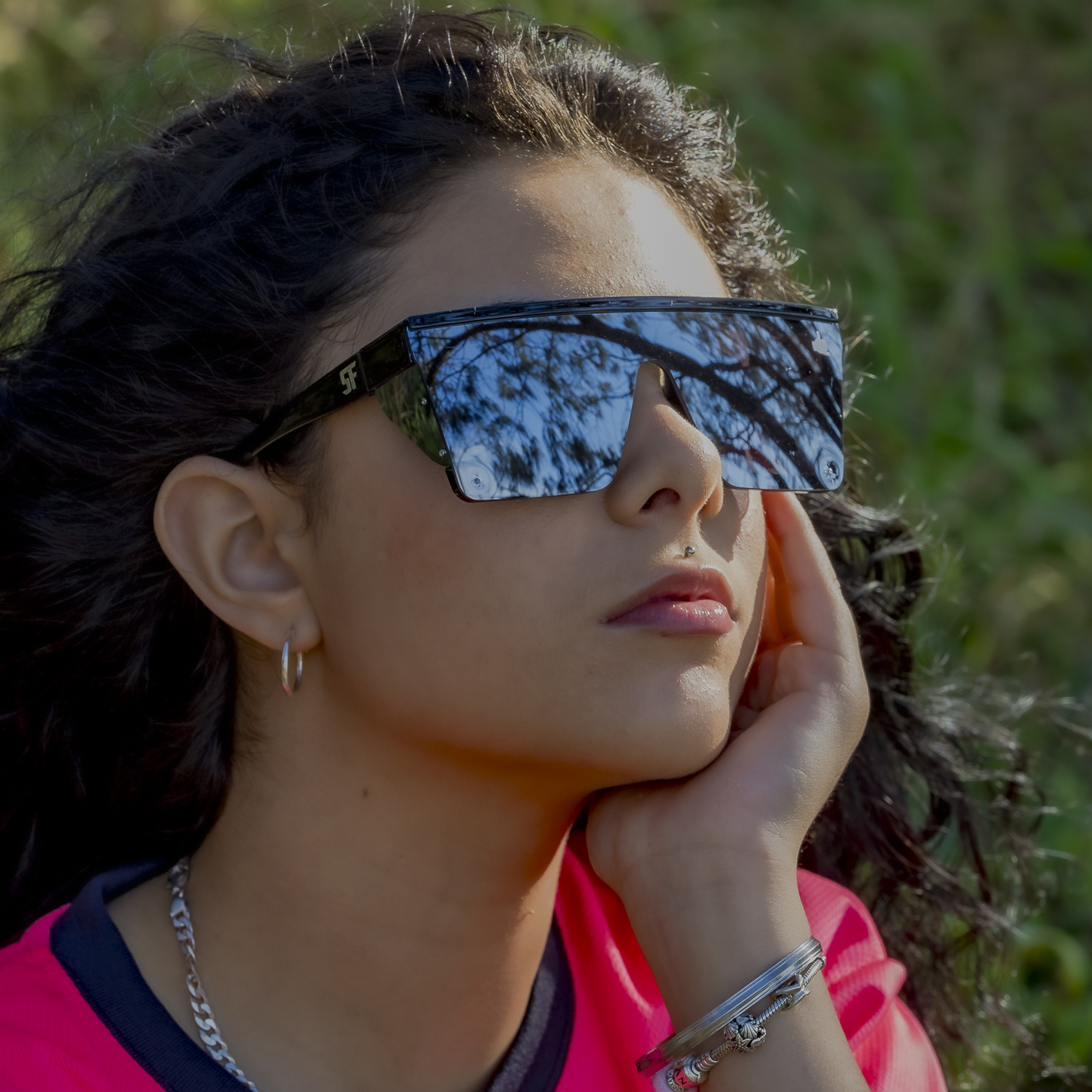 Valhalla Safety Glasses Female Side View