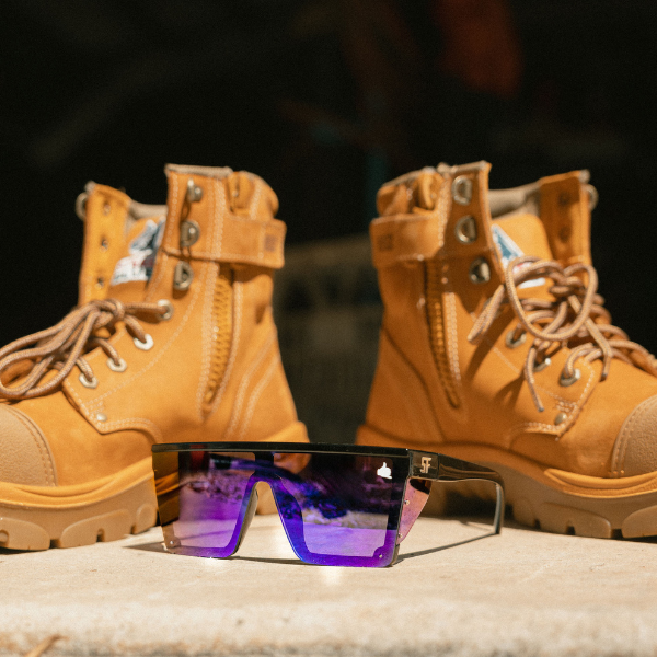 New Release - Clear Frame Metallic Purple Lens